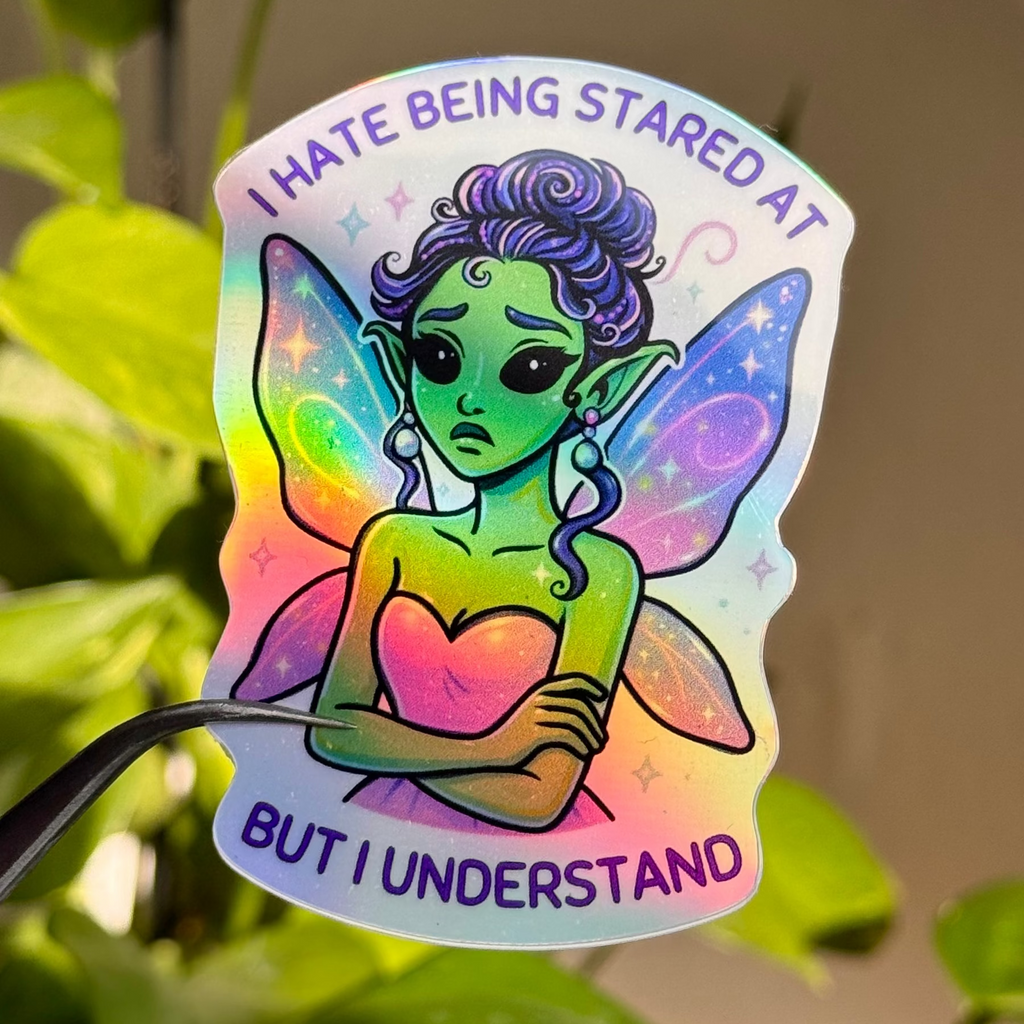 I Hate Being Stared At But I Understand Sticker